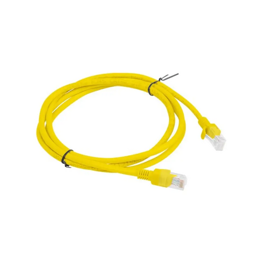 LPATCHCORD KAT.5E UTP 1.5M ŻÓŁTY FLUKE PASSED LANBERG