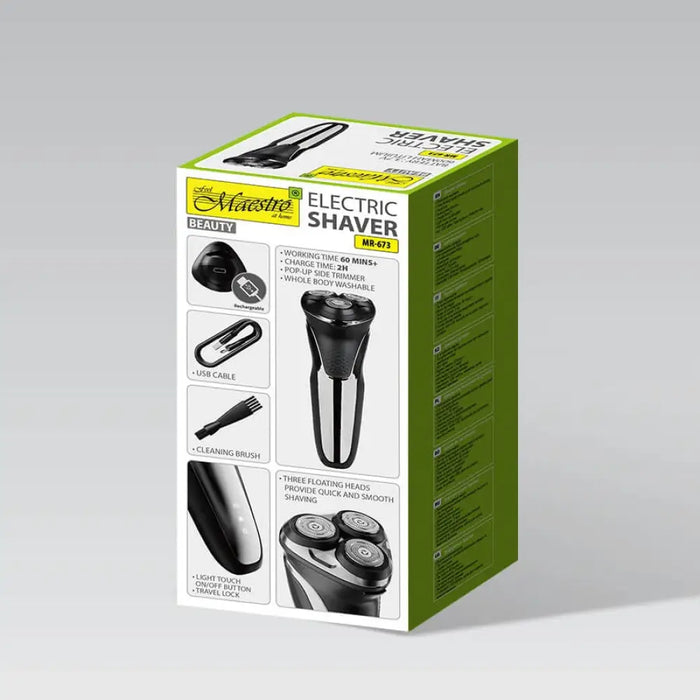 MAESTRO MR-673 USB електрическа самобръсначка