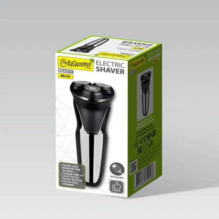 MAESTRO MR-673 USB електрическа самобръсначка