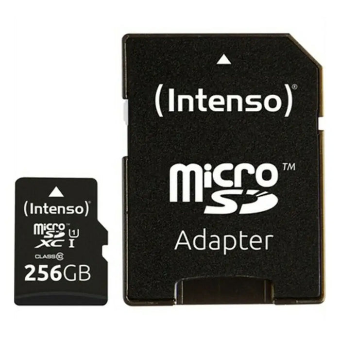 Mикро SD карта памет с адаптер INTENSO 3423492 256 GB 256 GB