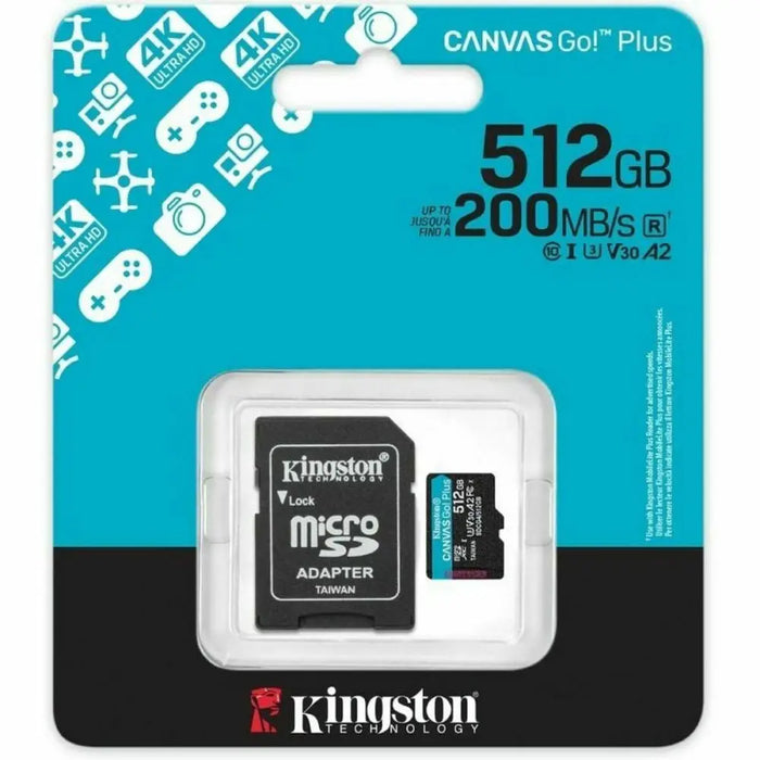 Mикро SD карта памет с адаптер Kingston SDCG4/512GB 512 GB