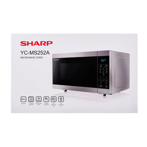 Микровълнова фурна SHARP YC-MS252AE-S