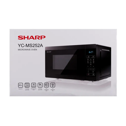 Микровълнова фурна SHARP YC-MS252AE-B