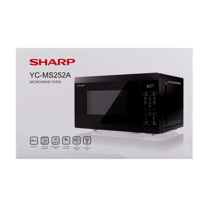 Микровълнова фурна SHARP YC-MS252AE-B