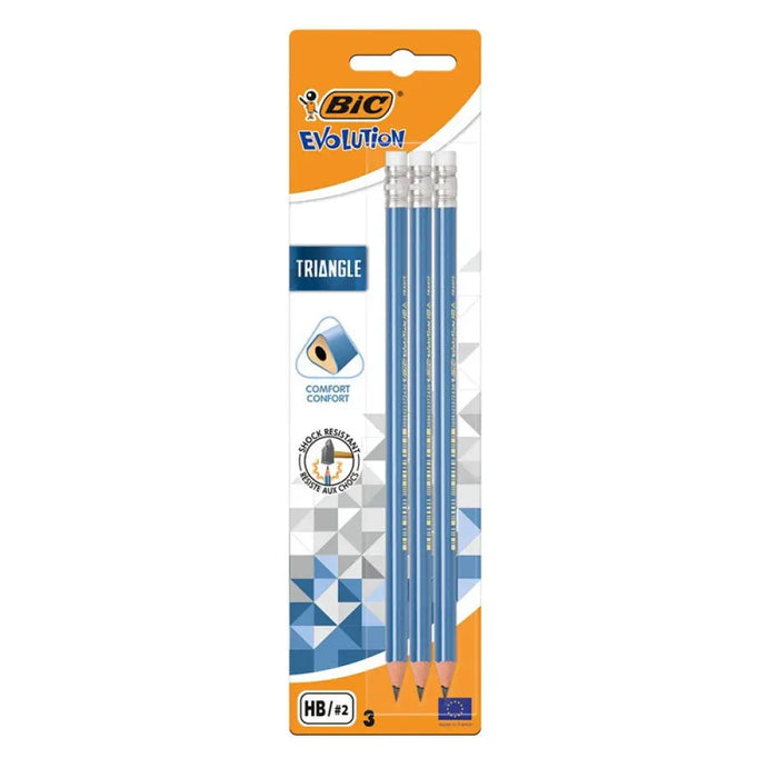 МОЛИВ С ГУМА ТРИЪГЪЛЕН EVOLUTION 3 БР. BIC