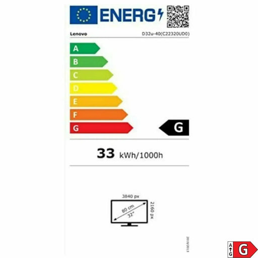 Монитор Lenovo 66FDGAC2EU 4K Ultra HD 31,5’’