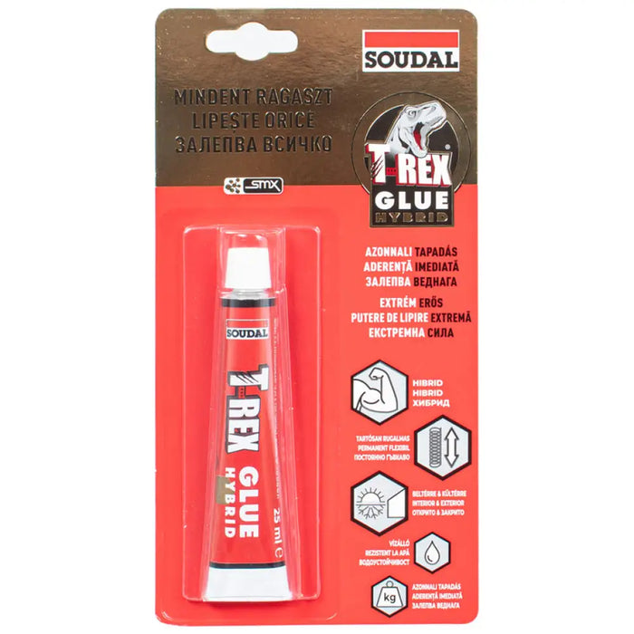 МОНТАЖНО ЛЕПИЛО T-REX 25ML SOUDAL