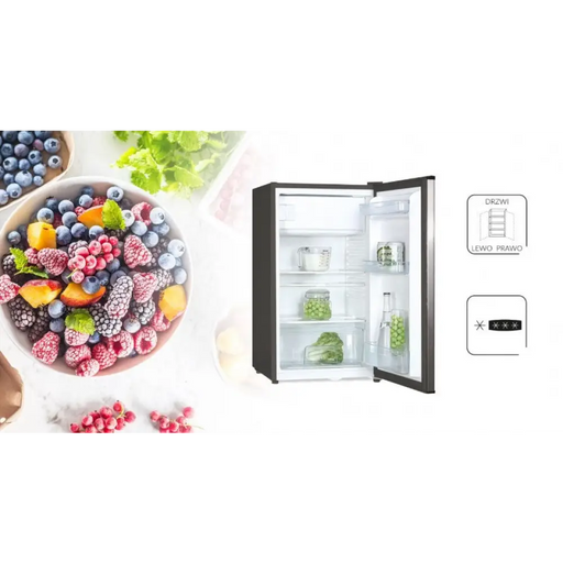 MPM 112-CJ-16/AA хладилник с фризер Свободностоящ 82 L Сив