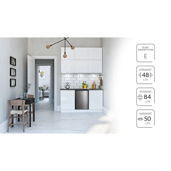 MPM 112-CJ-16/AA хладилник с фризер Свободностоящ 82 L Сив