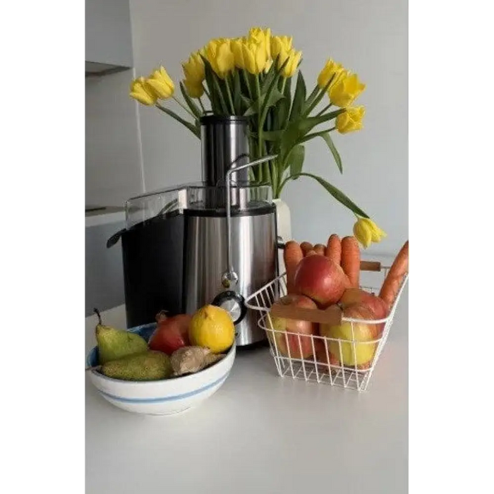 MPM MSO-18-M Сокоизтисквачка 1000 W Черна Сребриста