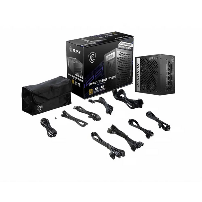MSI MPG A850G PCIE5 захранване 850 W 24-pin ATX ATX Черен