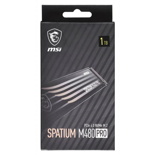 MSI SPATIUM M480 PRO PCIe 4.0 NVMe M.2 1TB PCI Express 4.0