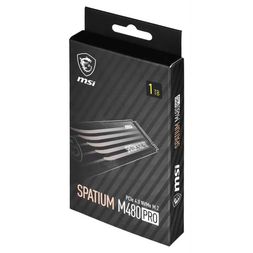 MSI SPATIUM M480 PRO PCIe 4.0 NVMe M.2 1TB PCI Express 4.0