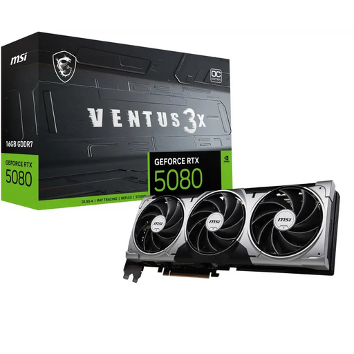 MSI VENTUS GeForce RTX5080 16G 3X OC NVIDIA GeForce RTX