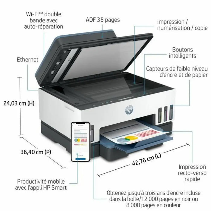 Мултифункционален принтер HP Smart Tank 7306