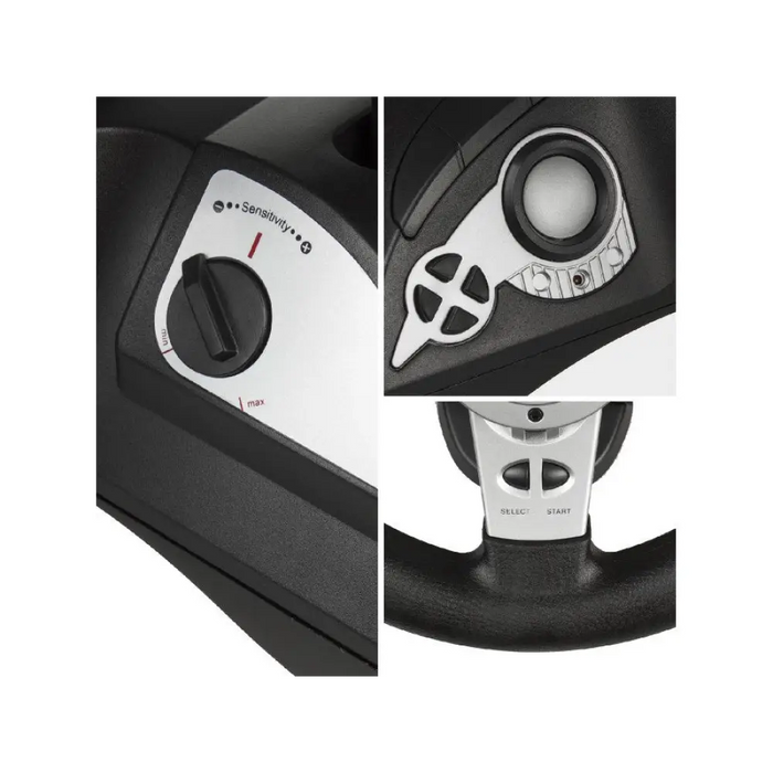 NanoRS RS700 контролер за игри черен сребрист USB волан