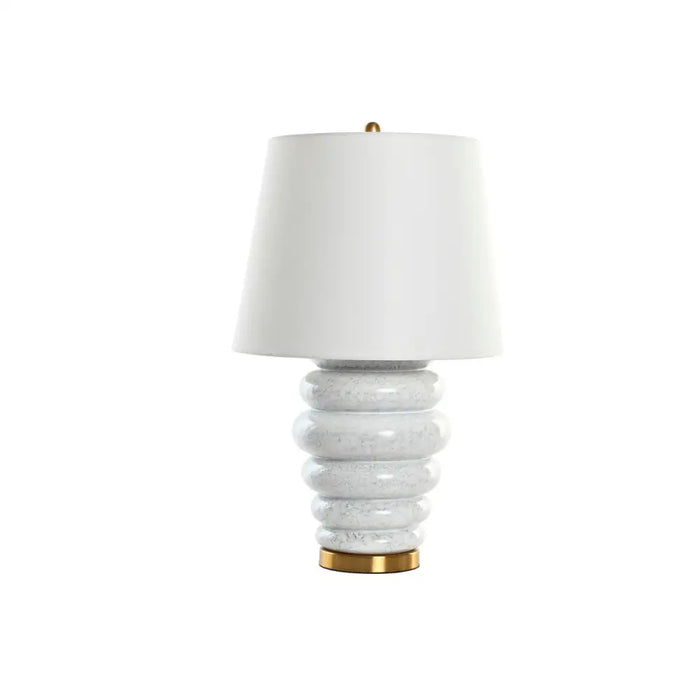 Настолна лампа Home ESPRIT Бял Златен 50 W 220 V