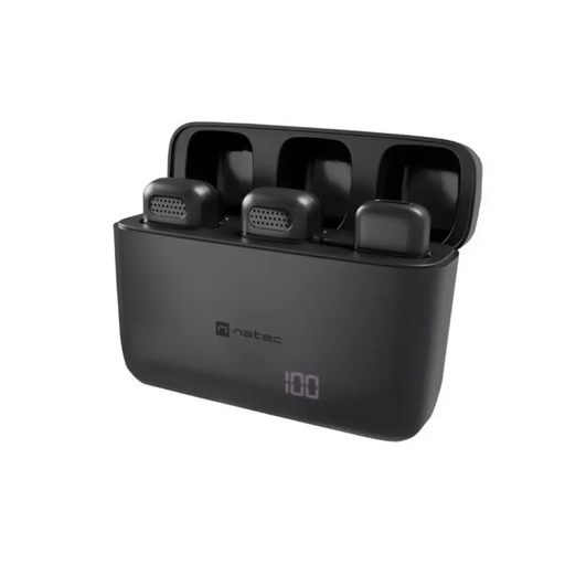 Natec микрофон Hopper Lavalier Wireless USB C 2бр