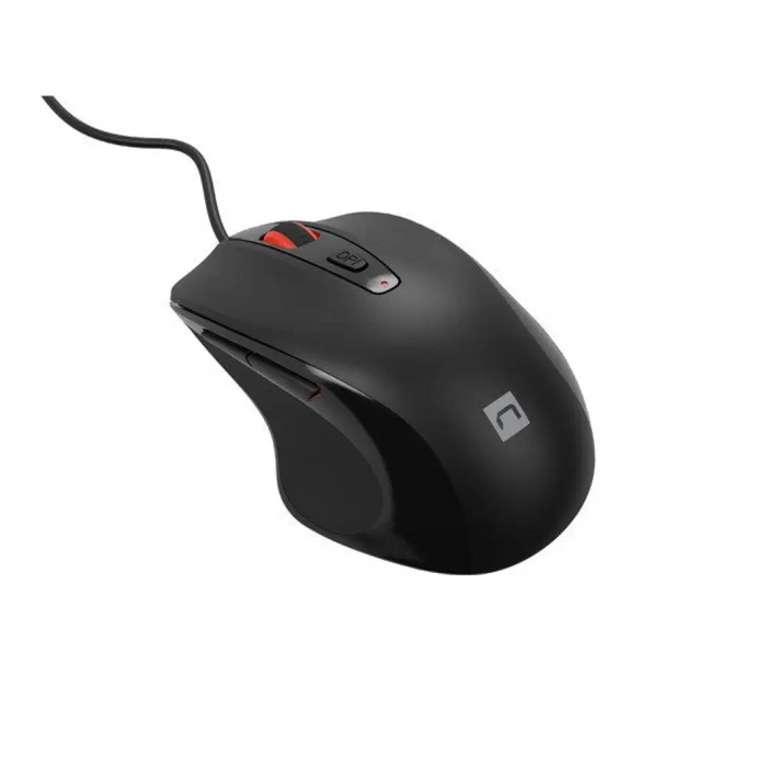 NATEC МИШКА PIGEON 2 4000DPI ЧЕРНА