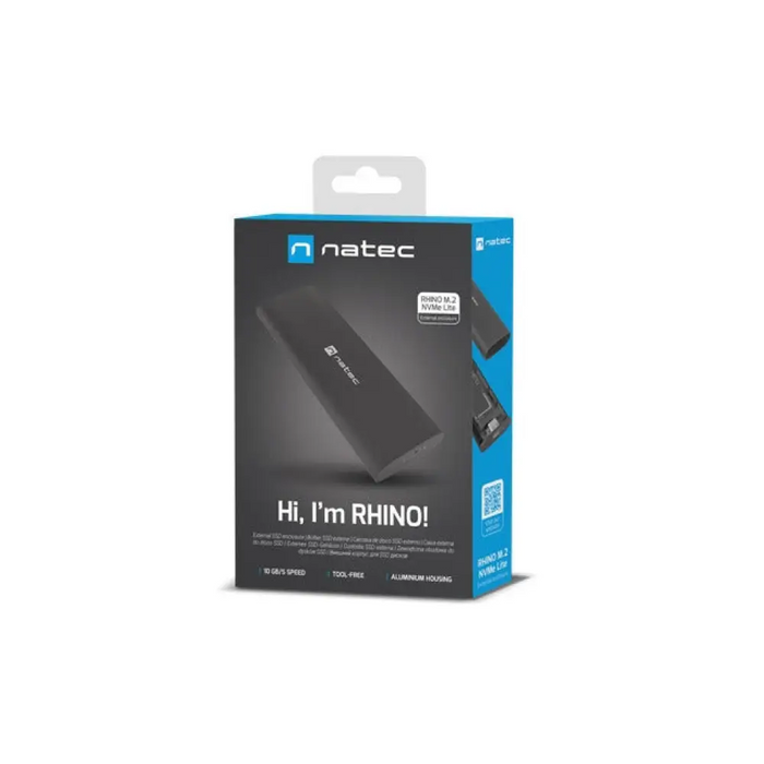 Natec външен SSD корпус Rhino M.2 NVME Lite USB-C 3.1 GEN 2