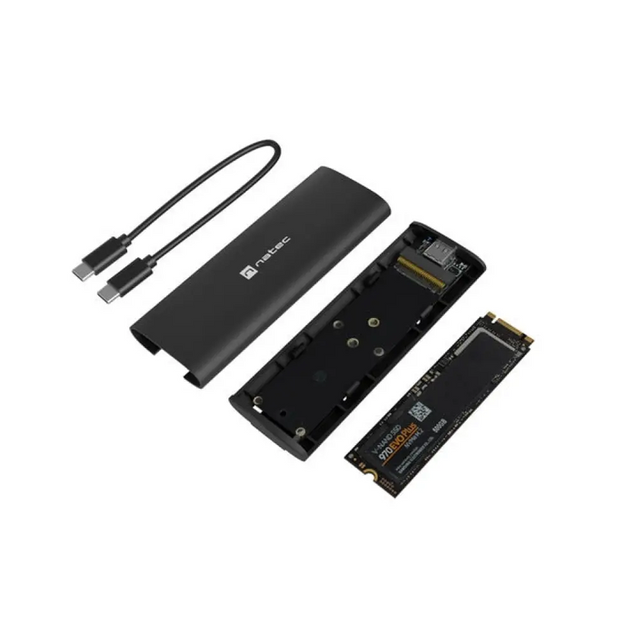 Natec външен SSD корпус Rhino M.2 NVME Lite USB-C 3.1 GEN 2