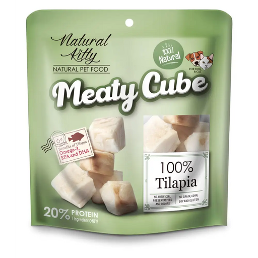 Natural Kitty Meaty Cube 100% месни кубчета от тилапия