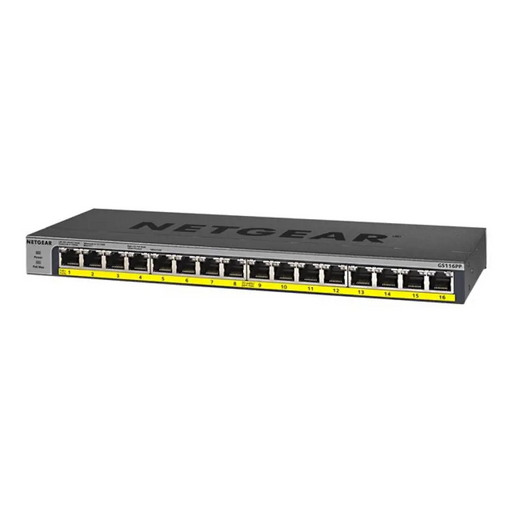 NETGEAR 16PT POE/POE + GIGABIT НЕУПРАВЛЯВАН СУИЧ