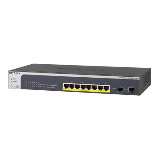 NETGEAR 8-Port PoE + Gigabit Ethernet Smart Managed Switch
