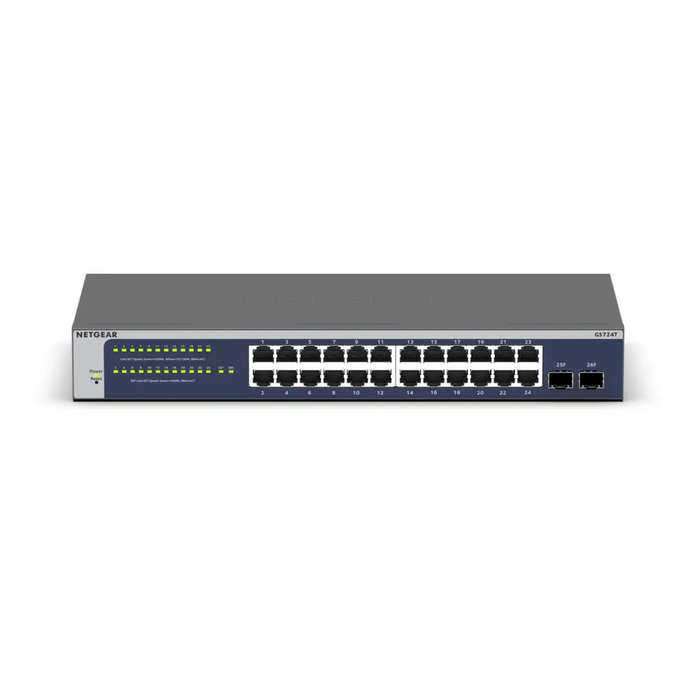 NETGEAR GS724T 24 портов Gigabit Smart Switch 2x комбиниран