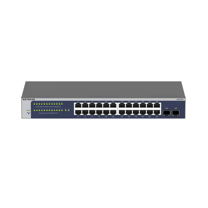 NETGEAR GS724T 24 портов Gigabit Smart Switch 2x комбиниран