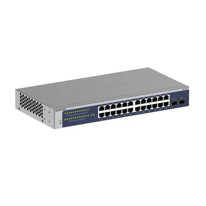 NETGEAR GS724T 24 портов Gigabit Smart Switch 2x комбиниран