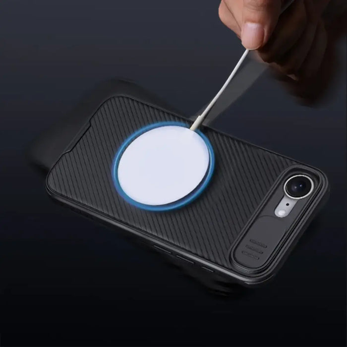 Nillkin CamShield Pro Magnetic Case за iPhone 16e - черен