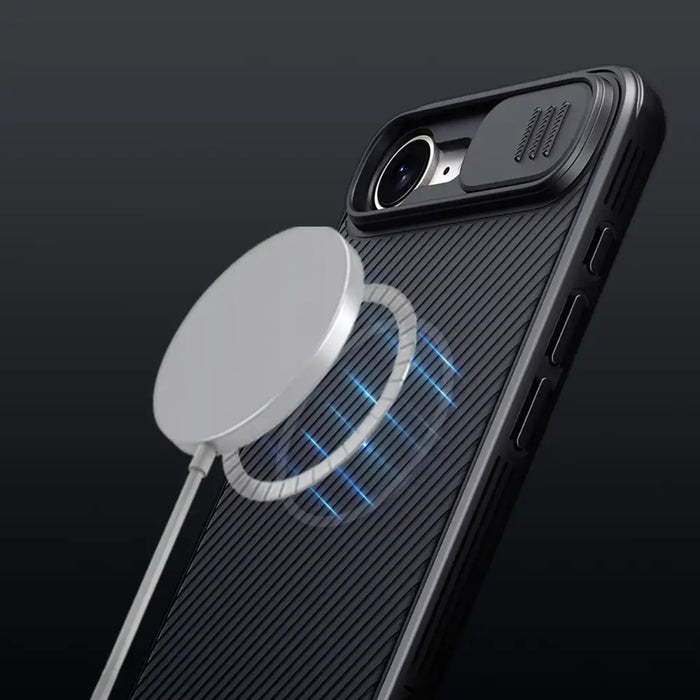 Nillkin CamShield Pro Magnetic Case за iPhone 16e - черен