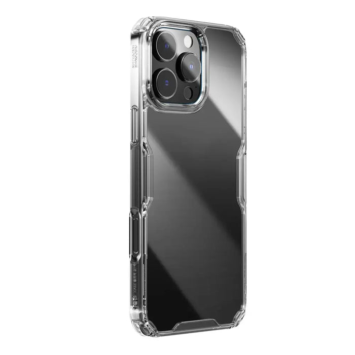 Nillkin Nature Pro Case за iPhone 16 Pro - прозрачен и бял