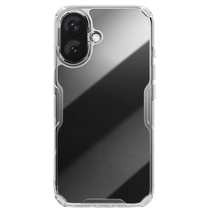 Nillkin Nature Pro Case за iPhone 16 - прозрачен и бял