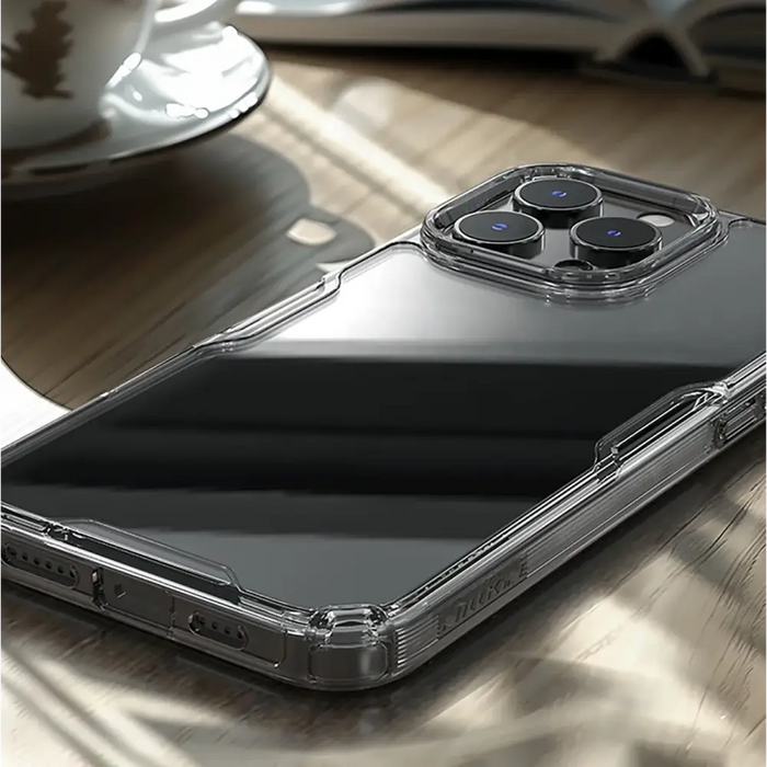 Nillkin Nature Pro Case за iPhone 16 Pro - прозрачен и бял