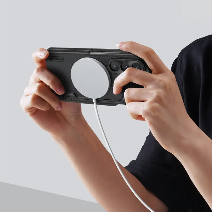 Nillkin Super Frosted Shield Fold Magnetic Case за Samsung