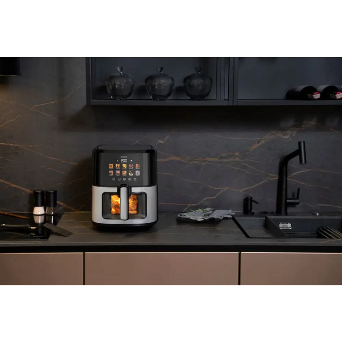 N’oveen AF770 X-LINE Фритюрник без мазнина Черен Сребрист
