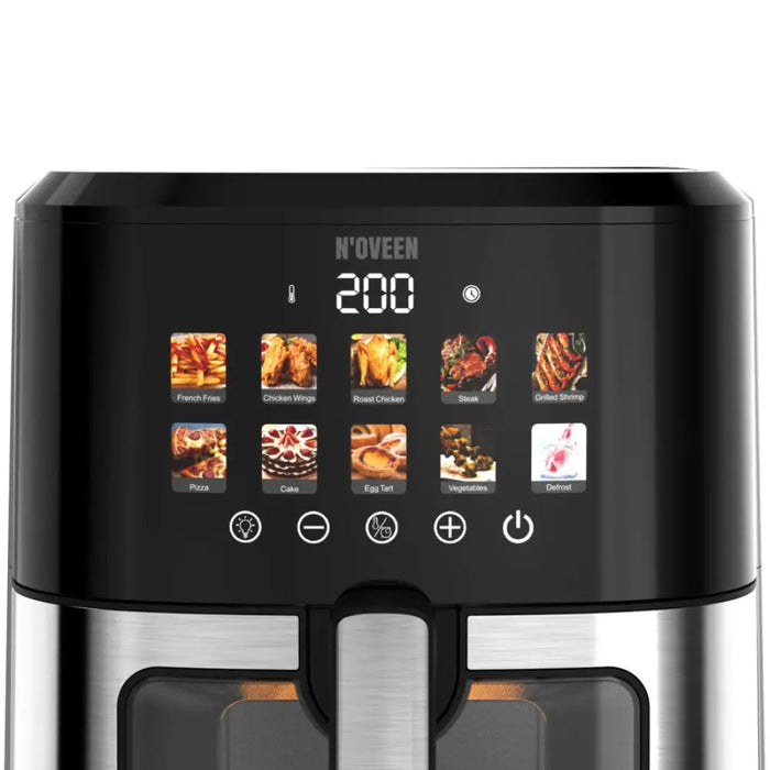 N’oveen AF770 X-LINE Фритюрник без мазнина Черен Сребрист