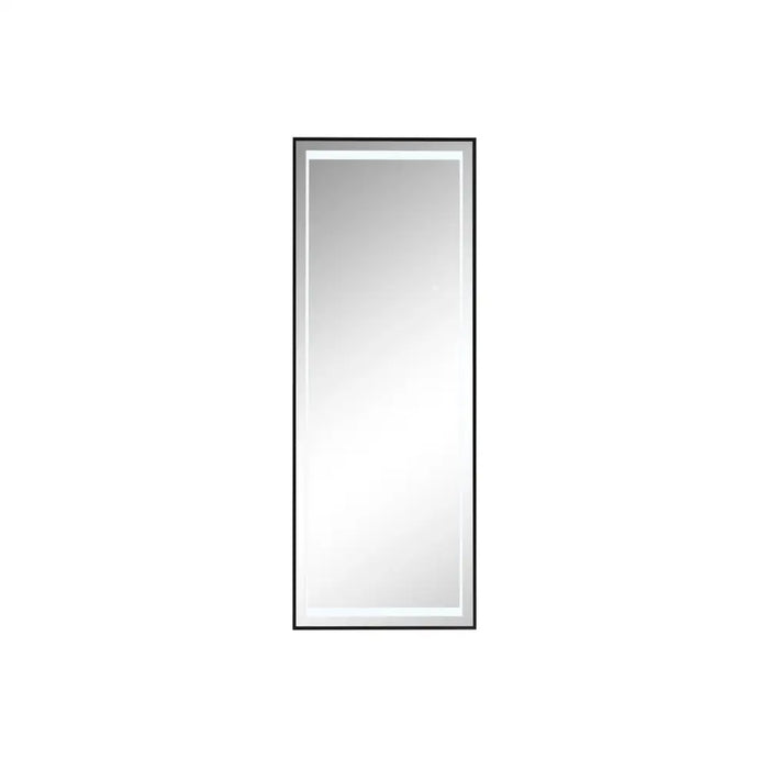 Огледало в цял ръст Home ESPRIT Черен Алуминий 50 x 2 x 150