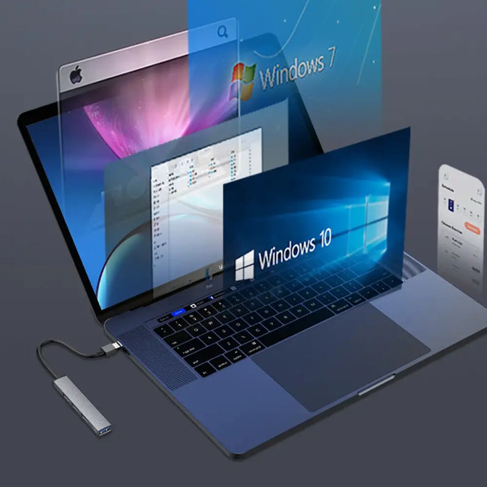 Orico AH-A13 USB-A хъб докинг станция 1x USB-A 3.0 + 3x