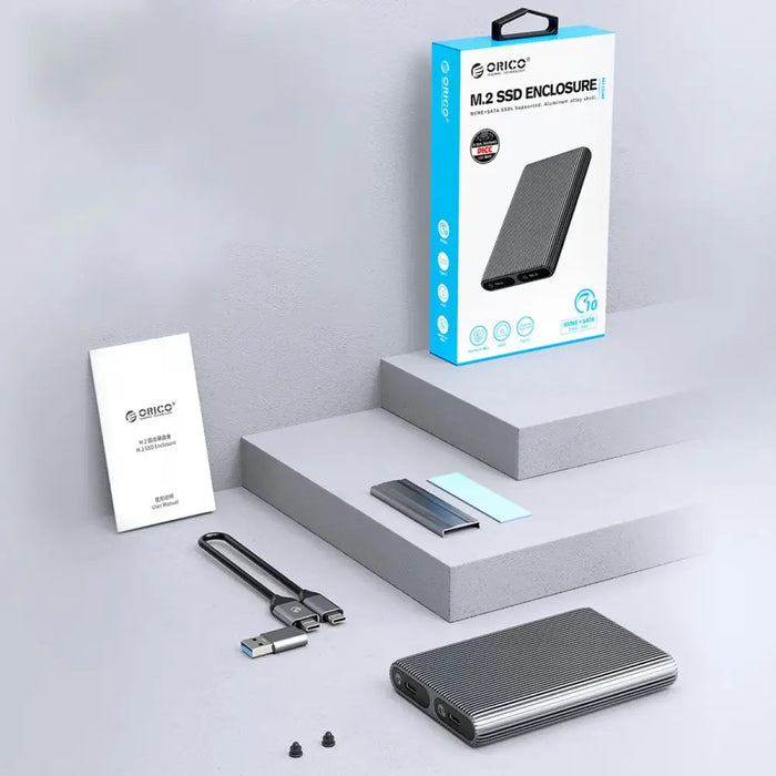 Orico AM2C3-2N Dual Disk Caddy за два M.2 NVME USB-C 3.2