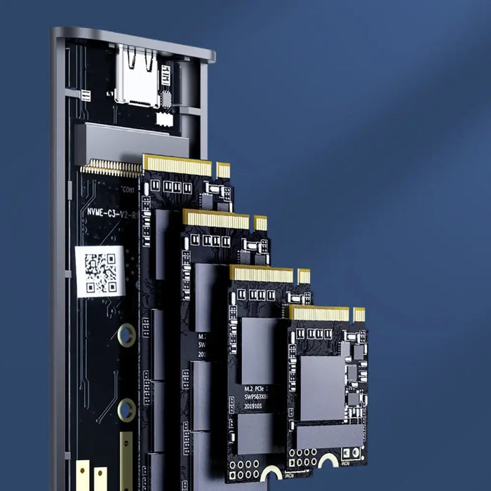 Orico AM2C3-G2 M.2 NVME USB-C 3.2 дисково устройство - сиво