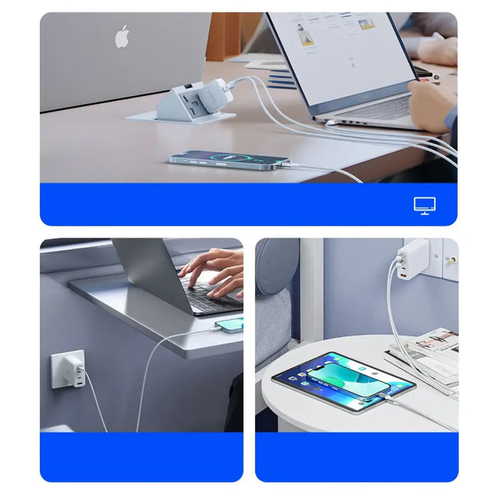 Orico CDX 60W 3A Power Delivery USB-C - USB-C 1m кабел - бял