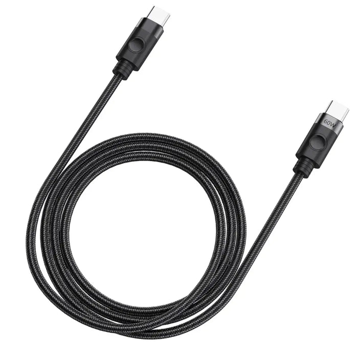 Orico CDX 60W 3A захранване USB-C - USB-C 1m кабел - черен
