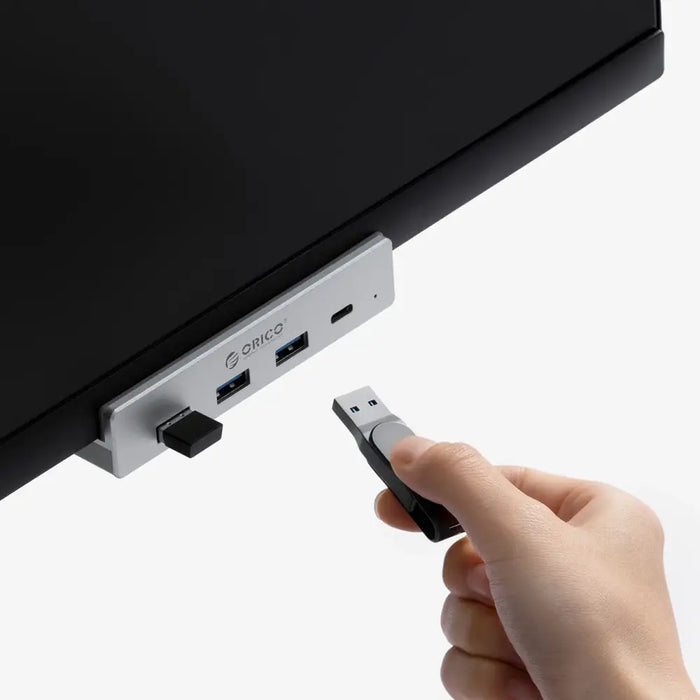 Orico MH4PC Хъб монтиран на скоба USB-C / 3x USB-A 3.0 + 1x