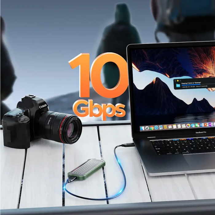 Orico OTPX-G2 M.2 NVMe/SATA SSD USB-C 3.2 tactical