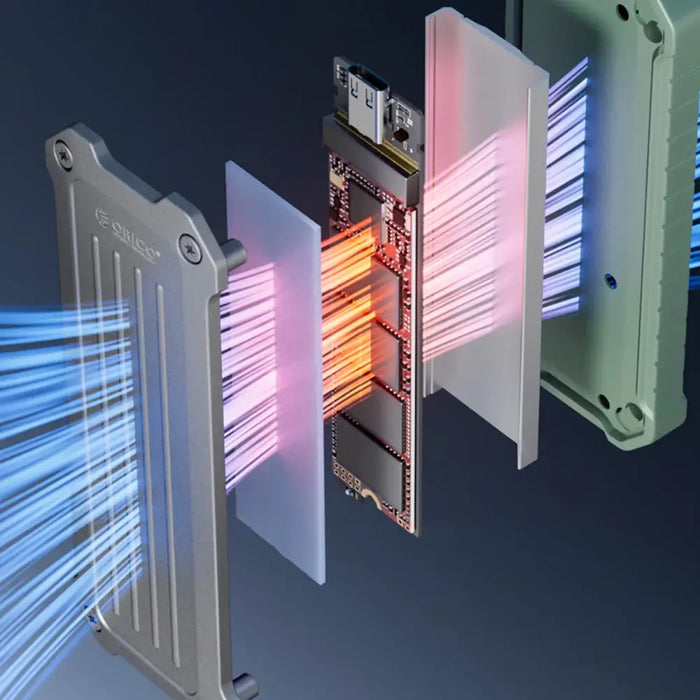 Orico OTPX-G2 M.2 NVMe/SATA SSD USB-C 3.2 tactical