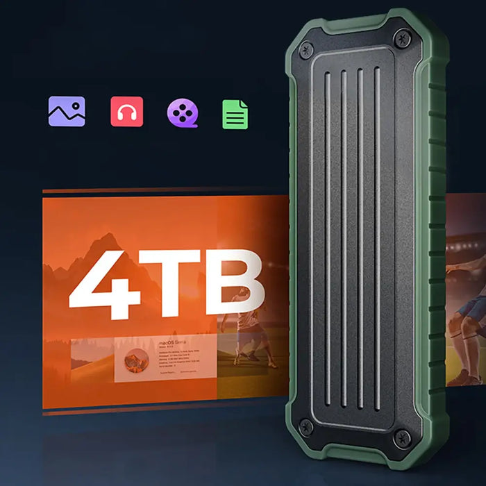 Orico OTPX-G2 M.2 NVMe/SATA SSD USB-C 3.2 tactical