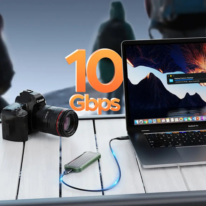 Orico OTPX-G2 M.2 NVMe/SATA SSD USB-C 3.2 tactical